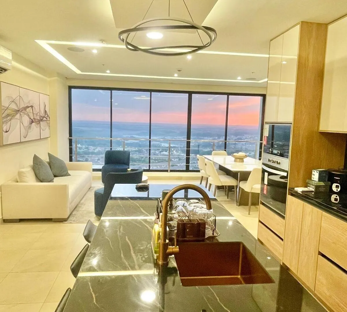 グアヤキルDepartamento Con Vista Panoramica, Parqueo, Piscinaアパートメント